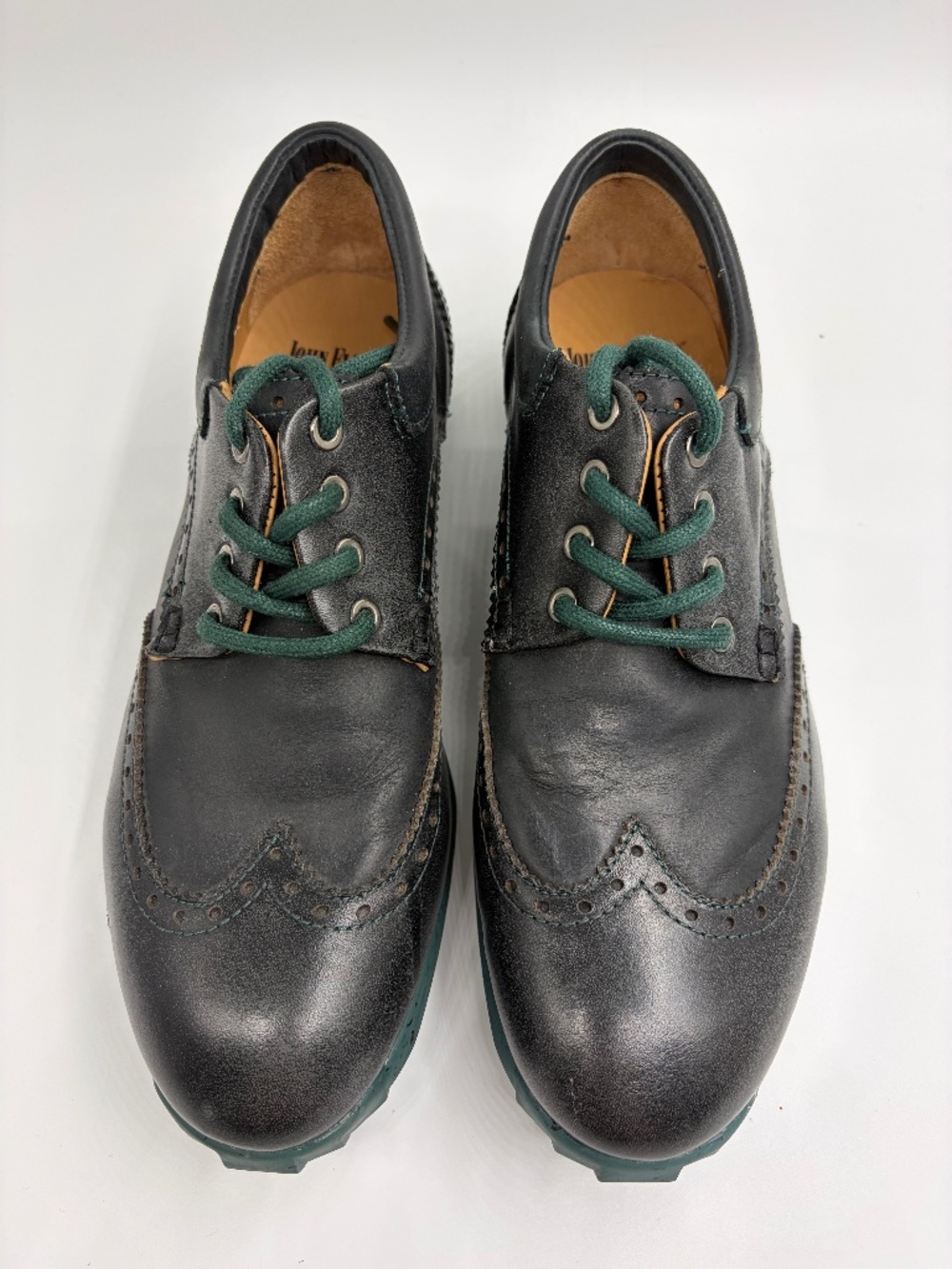 John Fluevog Future Round Toe Orbit brogue derby shoes (M7)